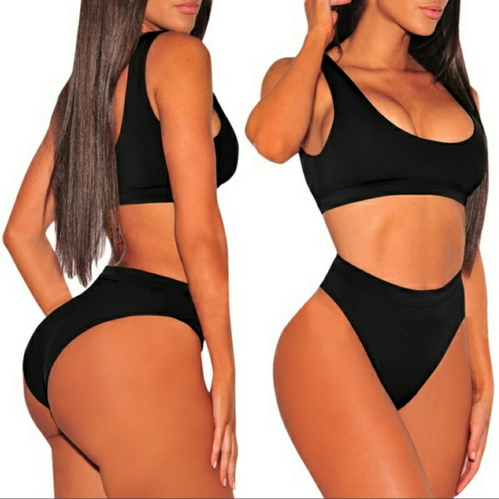 High waisted bikini